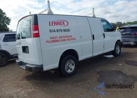 2017 Chevrolet Express 2500 Work Van from USA, damaged, VIN 1GCWGAFF8H1103874